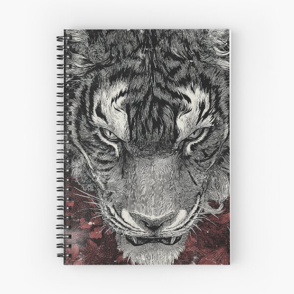 Item preview, Intense Tiger Illustration designed and sold by Qim X Fantasy.