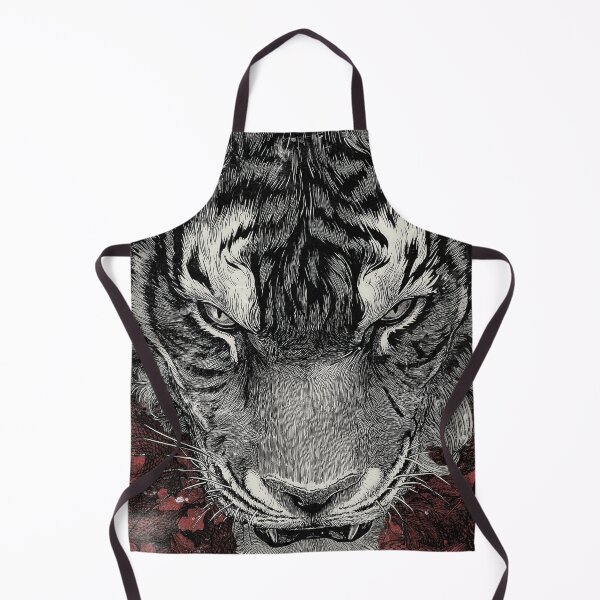 Item preview, Intense Tiger Illustration designed and sold by Qim X Fantasy.
