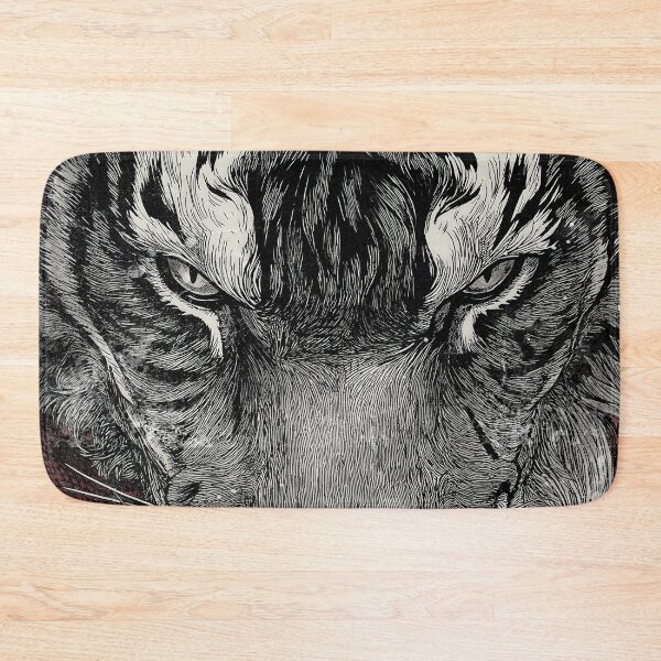 Item preview, Intense Tiger Illustration designed and sold by Qim X Fantasy.