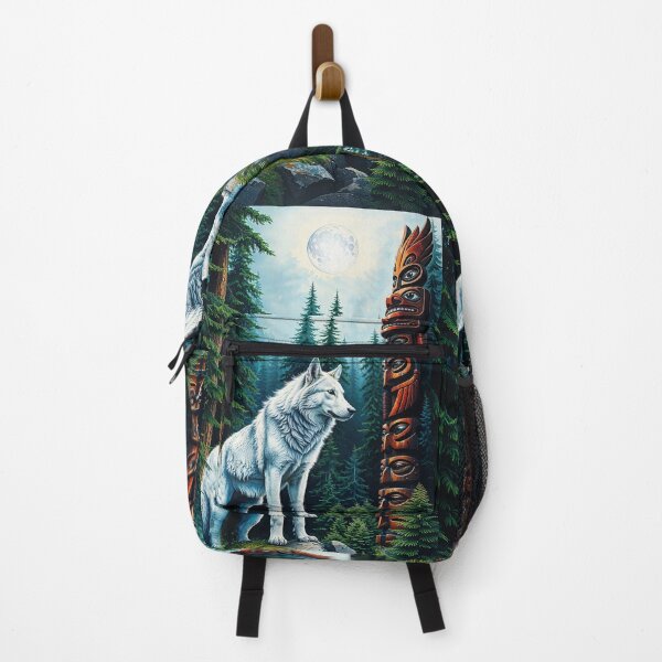 Item preview, Silver Grey Wolf and Totem designed and sold by Skye Ryan-Evans.