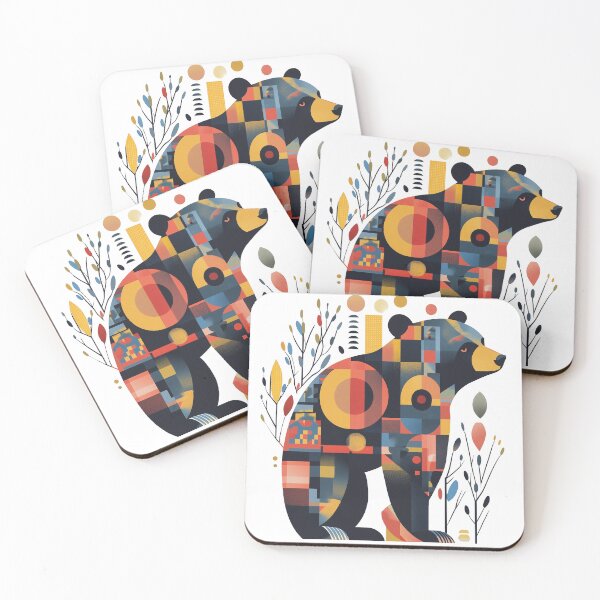 Item preview, Abstract Brown Bear Art | Artistic Bear Design | Nature Inspired | Unique Animal Gift | Pacific NW Gear Co. designed and sold by PacificNWGearCo.