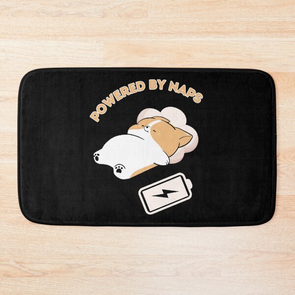 Item preview, Sleepy Corgi: Powered by Naps designed and sold by LongHaulHumor.