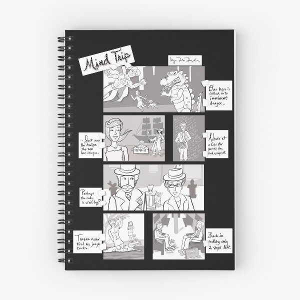 Item preview, Blanco y negro Comic "Mind Trip" designed and sold by artsybarncat.