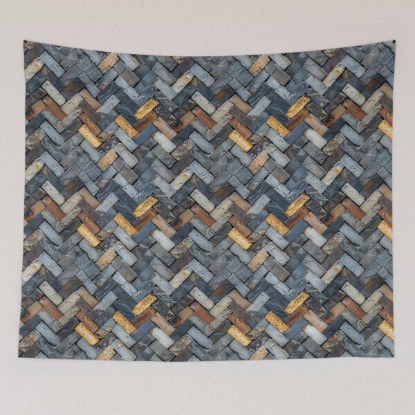 Item preview, Herringbone Stone Tile Texture designed and sold by NTGUILTY.