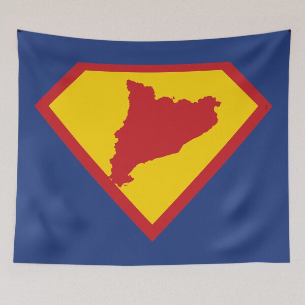 Item preview, CATALONIA CATALAN SHIELD - Freedom Is The Superpower -   SUPERHERO CATALUNYA design designed and sold by pelagio.