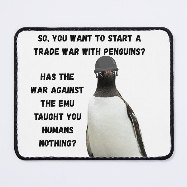 Item preview, Trade War Against Penguins designed and sold by Linklandiya.