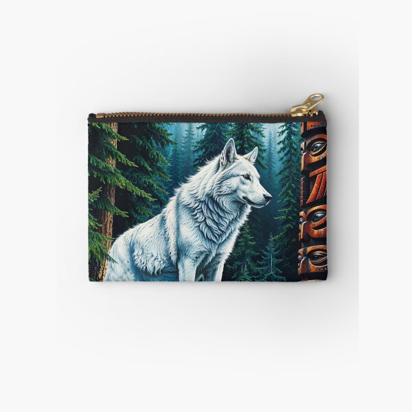 Item preview, Silver Grey Wolf and Totem designed and sold by Skye Ryan-Evans.
