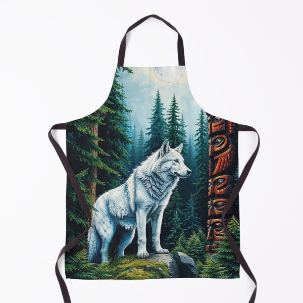 Item preview, Silver Grey Wolf and Totem designed and sold by Skye Ryan-Evans.