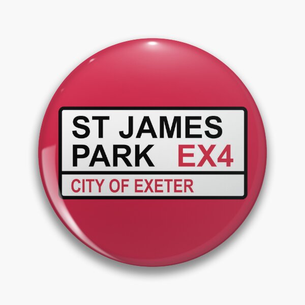 Item preview, Exeter City St James Park Iconic Street Sign designed and sold by DelfDesign.