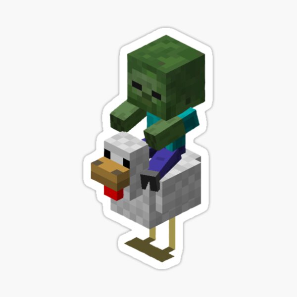 Item preview, Minecraft Chicken Jockey designed and sold by mjartsy.