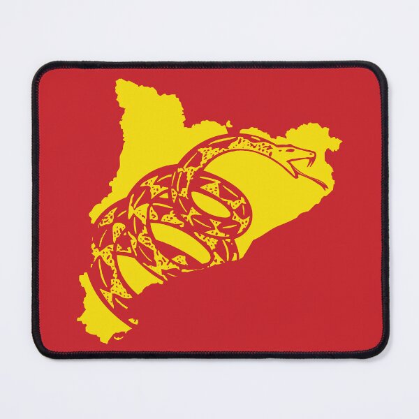 Item preview, CATALUNYA CATALONIA - Libertarian - Don't Tread On Me Gadsden Snake on CATALAN Map designed and sold by pelagio.