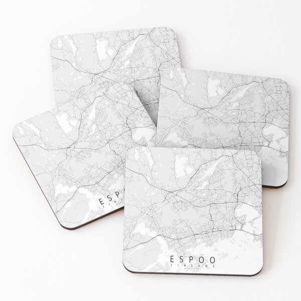 Item preview, Espoo City Map of Finland - Light designed and sold by deMAP.