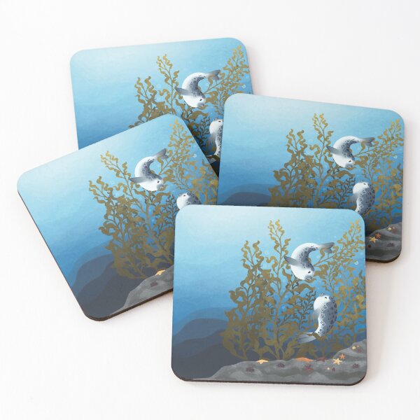 Item preview, Kelp Forest Seals designed and sold by HannahWDesigns.