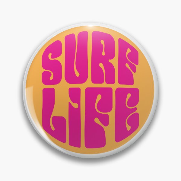 Item preview, Surf Life orange and pink designed and sold by zara-designs.
