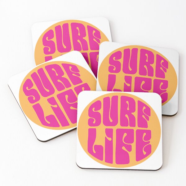 Item preview, Surf Life orange and pink designed and sold by zara-designs.