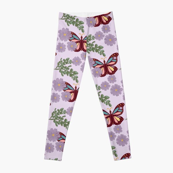 Item preview, Butterfly seamless floral pattern on purple designed and sold by Ammi77.