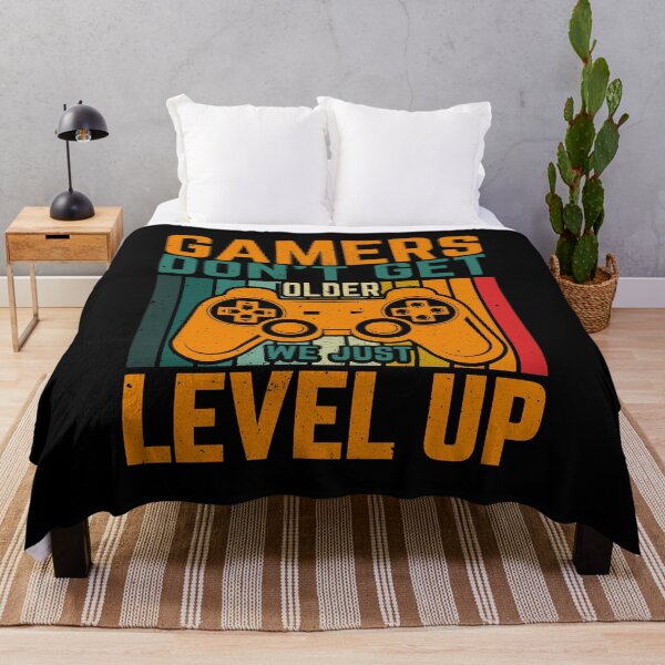 Item preview, Gamers Don't Get Older Classic Retro Gamer Art designed and sold by Back2Collage.