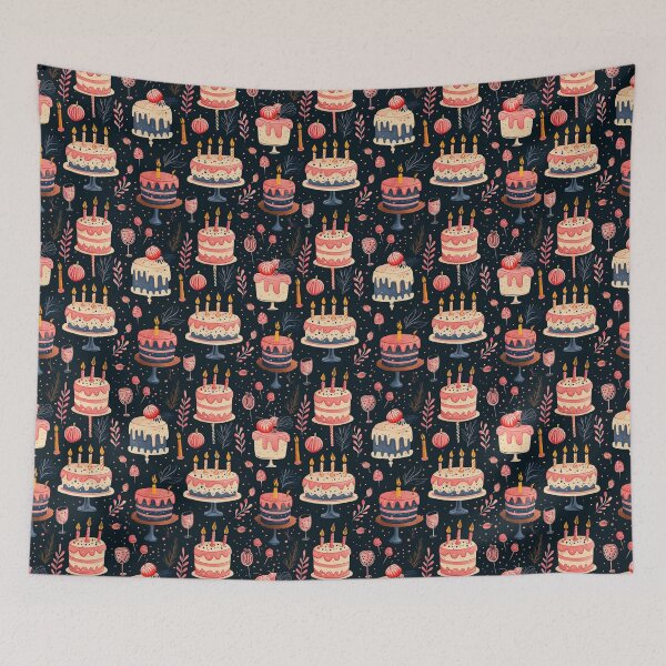 Item preview, Birthday Cake Celebration Pattern designed and sold by NTGUILTY.