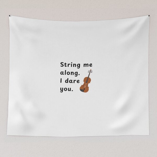 Item preview, String Me Along. I Dare You: Violin designed and sold by LoveGrub.