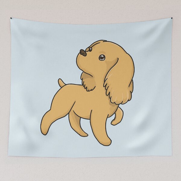 Item preview, Adorable American Cocker Spaniel Buff brown designed and sold by tayaan.