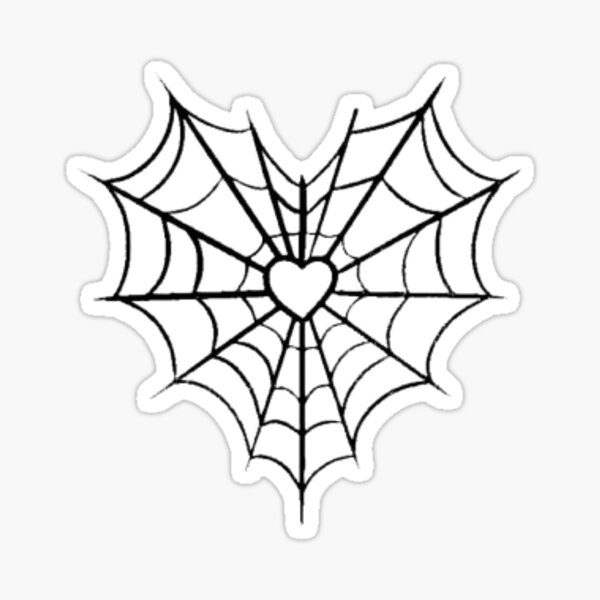 Item preview, Heart Spider Web designed and sold by g0th-gh0st.