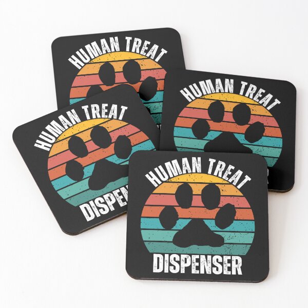 Item preview,  Human Treat Dispenser – Retro Sunset Pet Lover Design designed and sold by Fredster1966.
