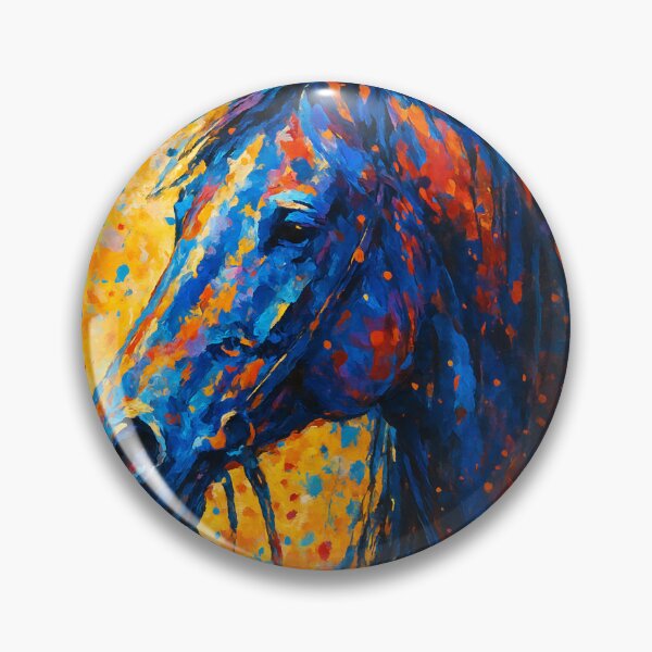 Item preview, Majestic Blue Horse Against Fiery Sky designed and sold by ChrisButler.