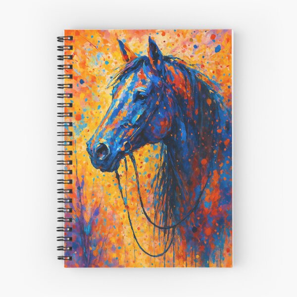 Item preview, Majestic Blue Horse Against Fiery Sky designed and sold by ChrisButler.
