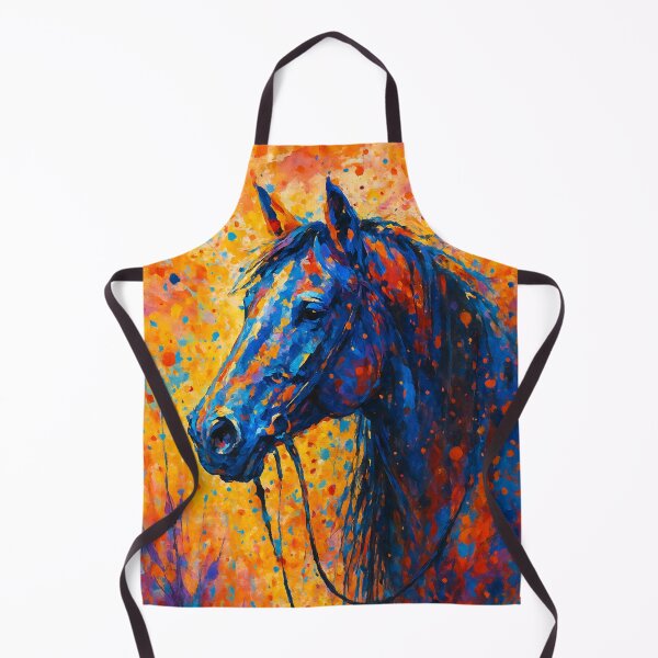 Item preview, Majestic Blue Horse Against Fiery Sky designed and sold by ChrisButler.
