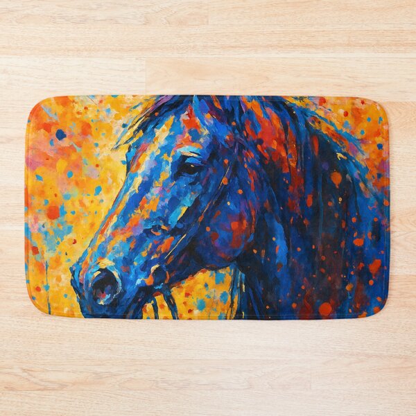Item preview, Majestic Blue Horse Against Fiery Sky designed and sold by ChrisButler.