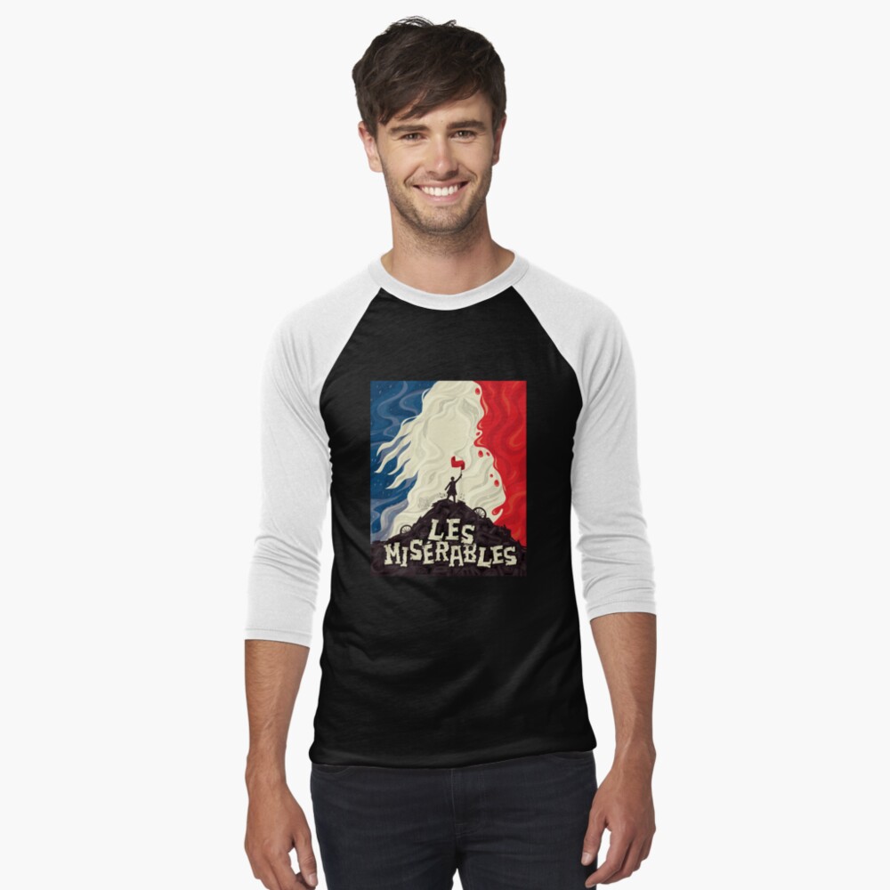 Item preview, Baseball ¾ Sleeve T-Shirt designed and sold by risarodil.