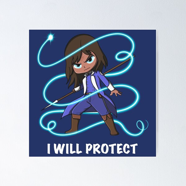Item preview, I Will Protect designed and sold by Crafty Ninja Shop.