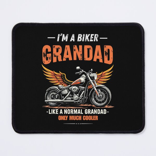 Item preview, I'm a Biker Grandad - Like a Normal Grandad, Only Much Cooler | Biker Grandfather Design designed and sold by DesignDoodleArt.