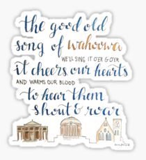 Good Old Song of Wahoowa - UVA Sticker
