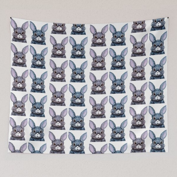 Item preview, Bunny Buddies on White designed and sold by Linda Callaghan.