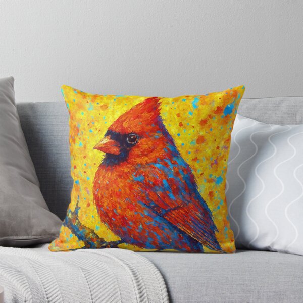 Item preview, Vibrant Cardinal in a Colorful Autumn Glow designed and sold by ChrisButler.
