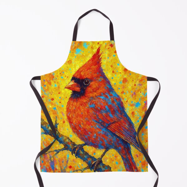 Item preview, Vibrant Cardinal in a Colorful Autumn Glow designed and sold by ChrisButler.