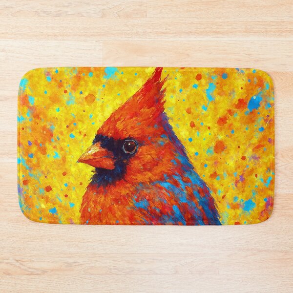 Item preview, Vibrant Cardinal in a Colorful Autumn Glow designed and sold by ChrisButler.