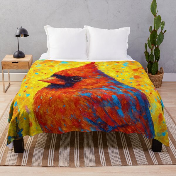 Item preview, Vibrant Cardinal in a Colorful Autumn Glow designed and sold by ChrisButler.