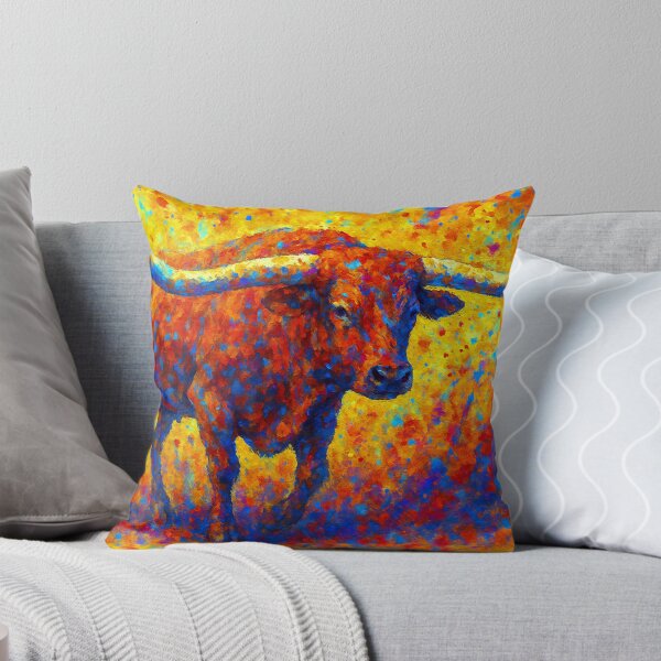 Artikelvorschau, Majestätisches Longhorn in kräftigen Farben entworfen und verkauft von ChrisButler.