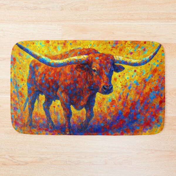 Item preview, Majestic Longhorn in Bold Colors designed and sold by ChrisButler.