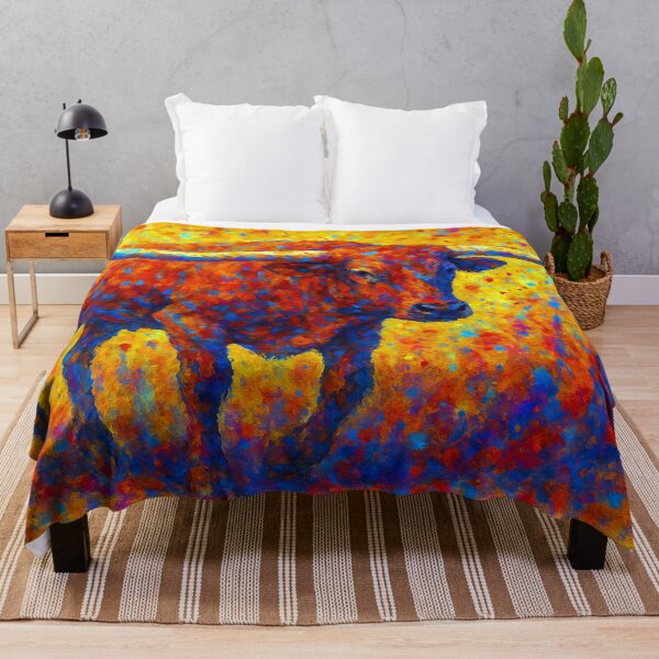 Item preview, Majestic Longhorn in Bold Colors designed and sold by ChrisButler.