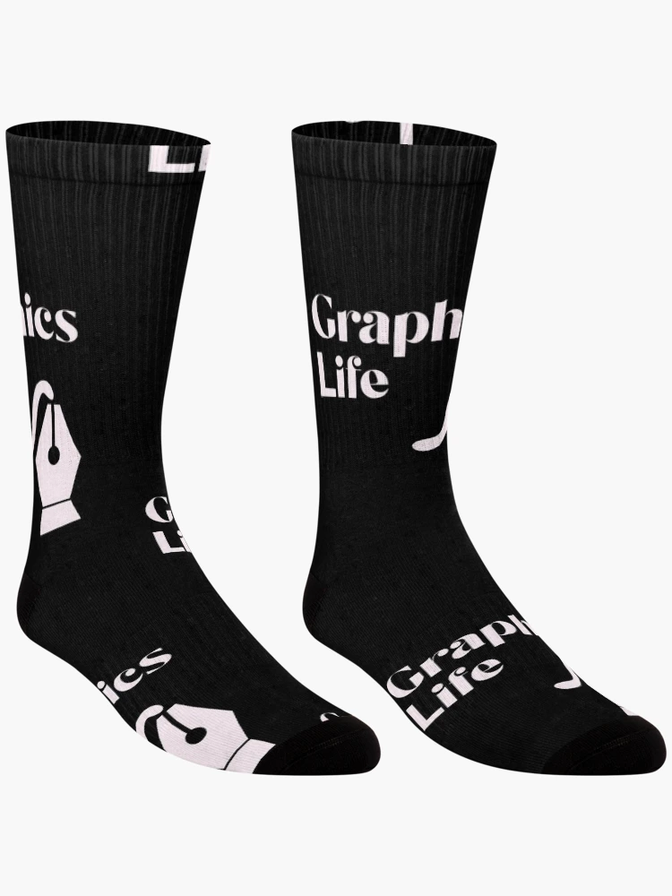 Thumbnail 3 of 5, Socks, Gift For Graphics Designer designed and sold by IRON WINGS /USAF.