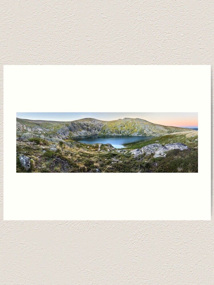 Thumbnail 1 of 3, Art Print, Blue Lake, Kosciusko National Park, Australia designed and sold by Chockstone.