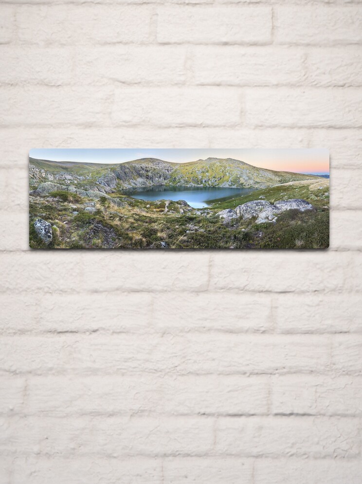 Thumbnail 2 of 4, Metal Print, Blue Lake, Kosciusko National Park, Australia designed and sold by Chockstone.