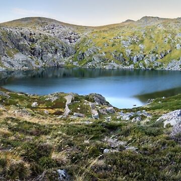 Artwork thumbnail, Blue Lake, Kosciusko National Park, Australia by Michael Boniwell