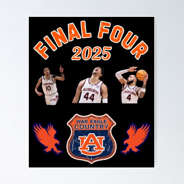 Artikel-Vorschau von Auburn Basketball 2025, designt und verkauft von WoodburyLake.