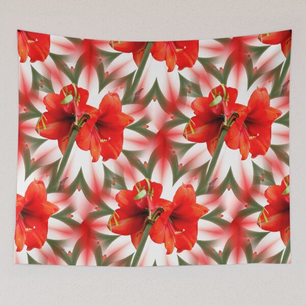 Item preview, Double Bloom Amaryllis Flower Design designed and sold by kristalcurt.