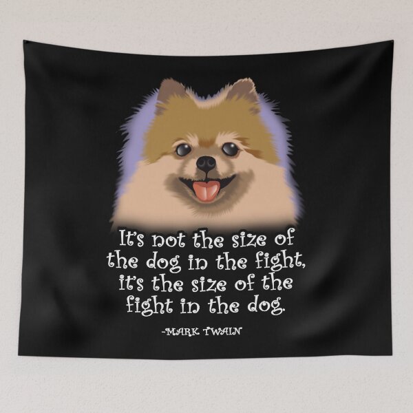 Item preview, It’s not the size of the dog in the fight. designed and sold by Allen Peterson.