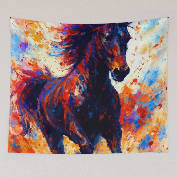 Item preview, Fiery Freedom of the Wild Horse designed and sold by ChrisButler.
